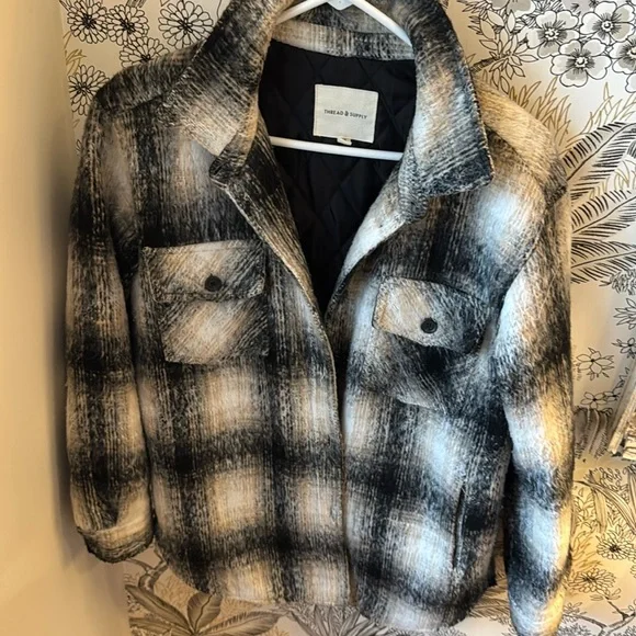 Thread & Supply Plaid Coat - Picture 1 of 4